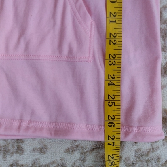 Cato Lyocell Cowl Neck Drawstring Kangaroo Pouch Top S Pink - Picture 15 of 15